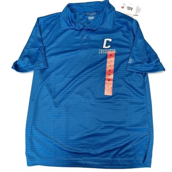 Champion Other - Creighton Bluejays Mens Size M Performance SS Golf Polo Shirt Blue Champion